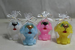 Свічка Собака милаха/ Набір 4шт / Свічка Собака милаха/ Набір 4шт 5x4 см