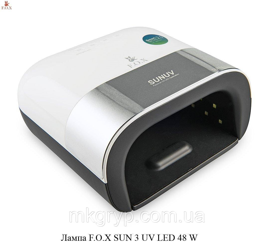 Лампа F. O. X LED+UV Lamp SUN 3 48W . СУШИТЬ ВСЕ !!!3 48W