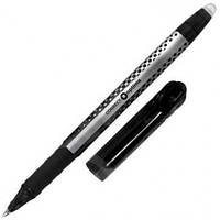 Ручка гелева пиши-стирай Optima Correct 0,5мм чорна корпус чорний