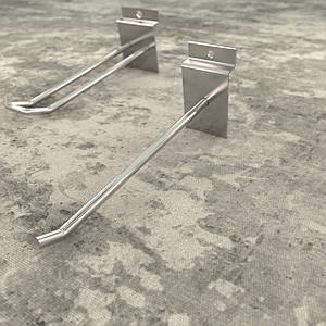 Гачки для экономпанелей 🛒 хромовані 150 мм