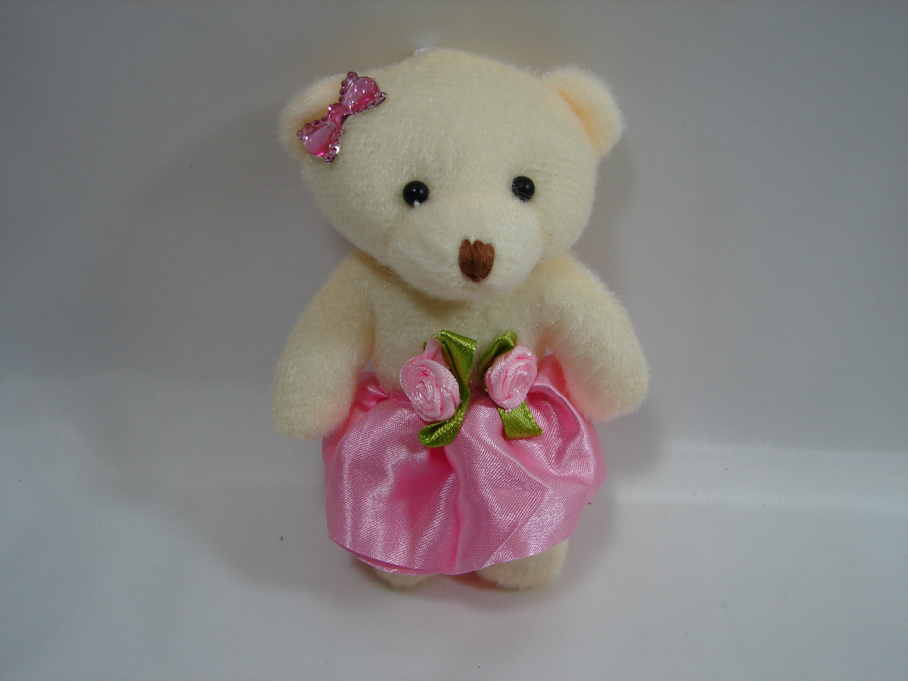 Мягкая игрушка для букетов "мишка-11см" бежево-розовый - фото 7 - id-p346822135