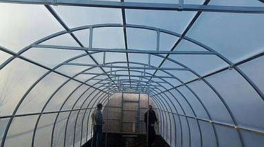 Теплиця "Комбінована "4*6" з профільної труби 30*30 , фото 4