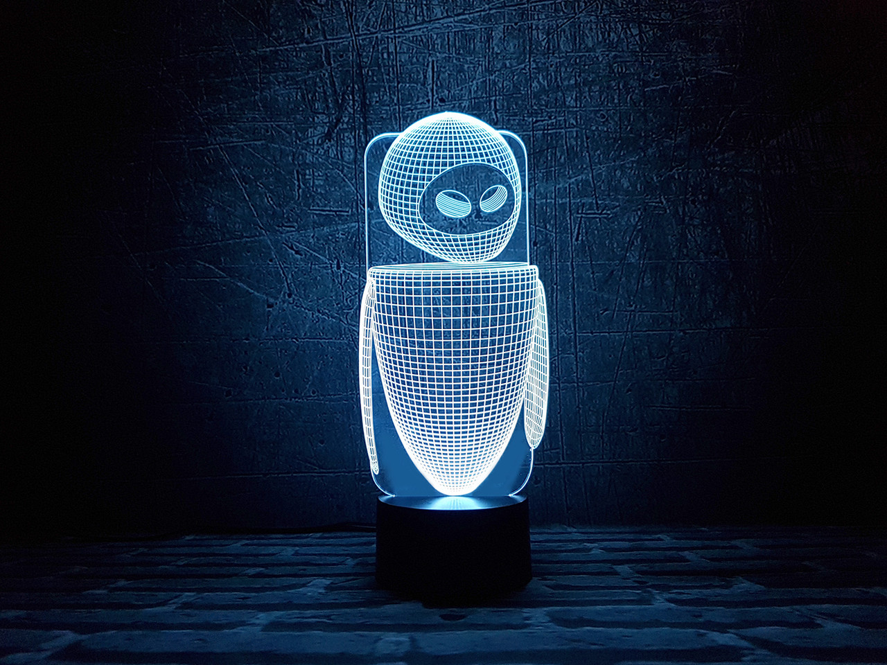 Змінна пластина для 3D-світильників "Ева" 3DTOYSLAMP, фото 1