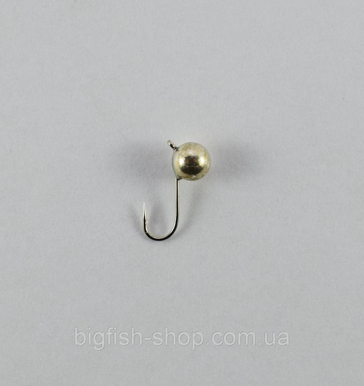 Мормишка вольфрамова "Куля з петлею" срібло (арт. Ш-7)