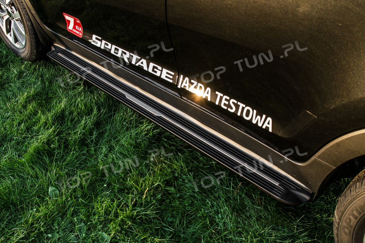 Пороги підніжки бічні тюнінг Kia Sportage, фото 1