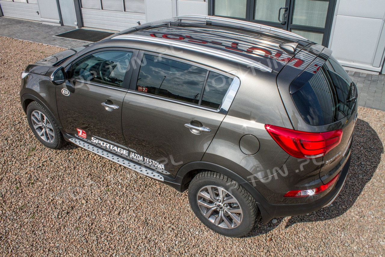 Пороги підніжки бічні тюнінг Kia Sportage, фото 1