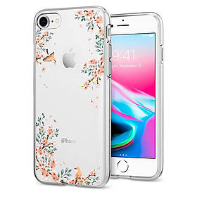 Чохол Spigen для iPhone 8 / 7 Liquid Crystal Blossom