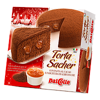 Торт з какао і абрикосовою начинкою Torta Sacher DalColle 300 г Італія