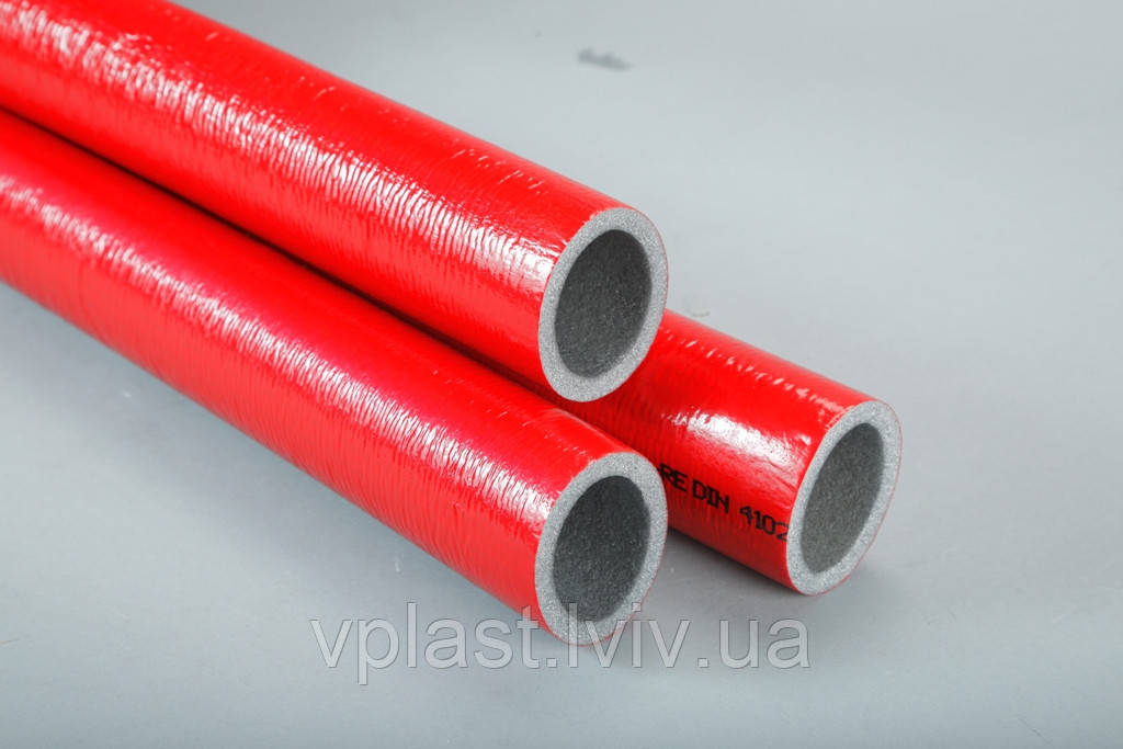 Ізоляція трубна Sanflex Stabil 35/6 мм червона