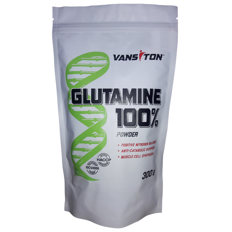 Амінокислоти L-Glutamine 100% (300 г) Vansiton