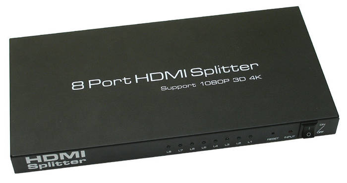 Делитель HDMI сигнала 1х8 SP14008M ver 1.4 (ID#432306667), цена: 1365 ...