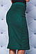 Спідниця замшева зелена, фото 3