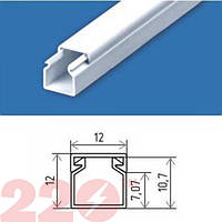 Кабельний канал (короб) 12х12 (200 м.п./пач.) 220тм