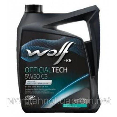 Масло моторне WOLF OFFICIALTECH 5W30 C3 4л