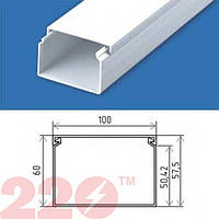 Кабельний канал (короб) 100х60 (16 м.п./пач.) 220тм