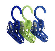 Вішалка-кліпса пластикова для штанів мала