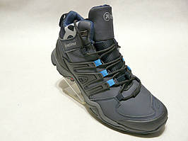 Зимові чоловічі шкіряні черевики Restime стиль adidas