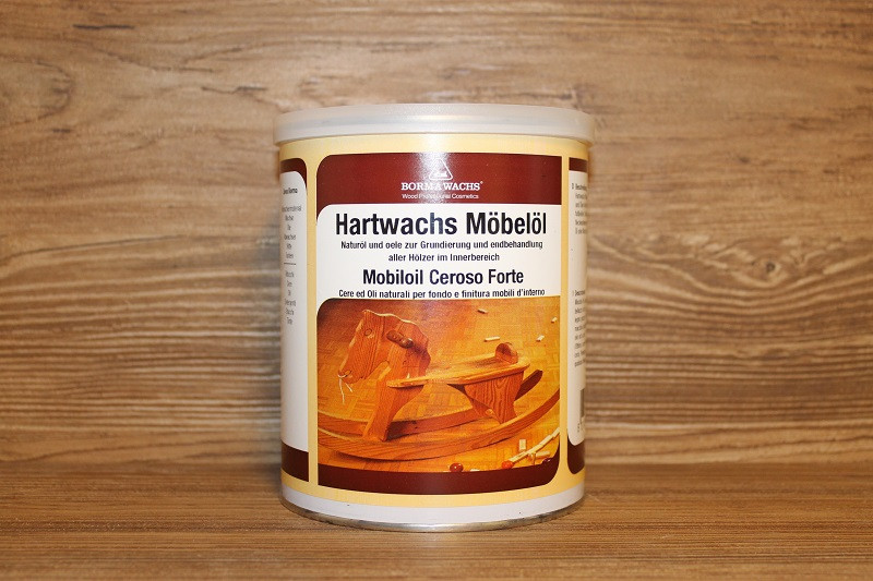 Масло-віск для меблів, Hard Furniture Wax Oil, Borma Wachs, Interiors Line, 1 літр