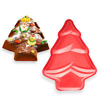 Силіконова форма для випічки та десертів ялинка 27 см