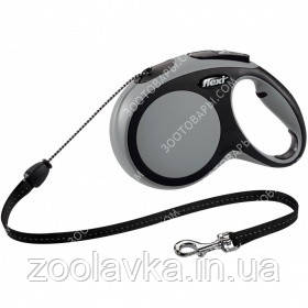 Повідець Flexi Comfort Soft Grip M довжина 8 м вага до 20 кг (трос)