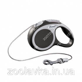 Повідець Flexi Vario XS довжина 3 м вага до 8 кг (тріс), фото 1