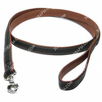 CoLLar SOFT Шкіряний повідець для собак без прикрас (чорний)