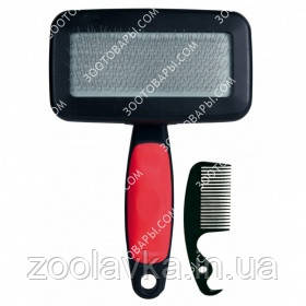 Щітка для видалення підшерстя + гребінець Trixie 23462, фото 1