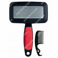 Щітка для видалення підшерстя + гребінець Trixie 23462