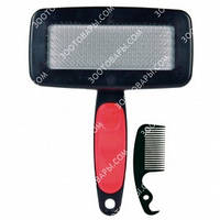 Щітка для видалення підшерстя + гребінець Trixie 23463