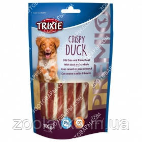 Ласощі для собак Trixie 31705 Premio Crispy Duck з м'ясом качки та із сиром'ятної шкіри