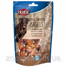 Ласощі для собак Trixie 31707 Premio Lamb & Chicken Bagels з ягням і куркою