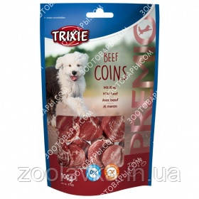Ласощі для собак Trixie 31706 Premio Beef Coins з яловичиною