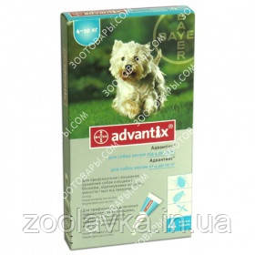 Advantix (Адвантікс) вага 4-10 кг, 1шт