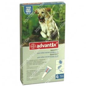 Advantix (Адвантікс) вага більше 25 кг, 1 шт