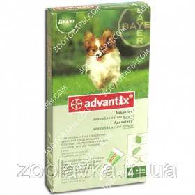Advantix (Адвантікс) вага менше 4 кг, 1шт