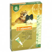 Advocate (Адвокат) краплі для собак вагою до 4 кг,1 ампула