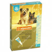 Advocate (Адвокат) краплі для собак вагою від 4 до 10 кг, 1 ампула