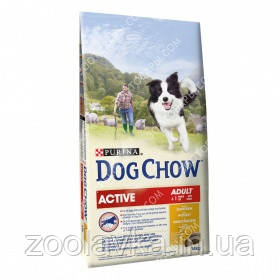 Purina Dog Chow Active Сухий корм для активних собак з куркою 2,5 кг, фото 1