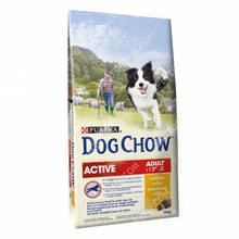 Purina Dog Chow Active Сухой корм для активных собак с курицей 2,5кг
