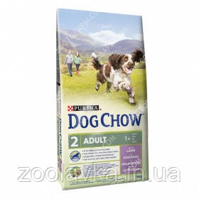 Purina Dog Chow Adult Lamb Сухий корм для дорослих собак з ягням 14 кг