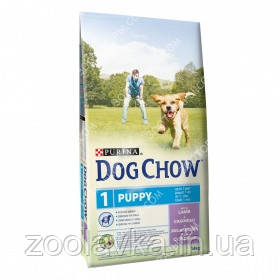 Purina Dog Chow Puppy Lamb Сухий корм для цуценят з ягням 2,5 кг