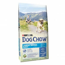 Purina Dog Chow Puppy Large Breed Сухий корм для цуценят великих порід з індичкою 14кг
