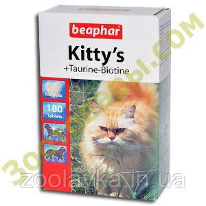 Beaphar Kittys Taurin and Biotin Вітаміни для кішок 750т