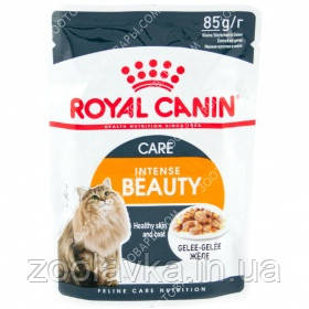 Royal Canin Intense Beauty (кусочки в желе) Консерви для кішок Підтримання краси шерсті, фото 1