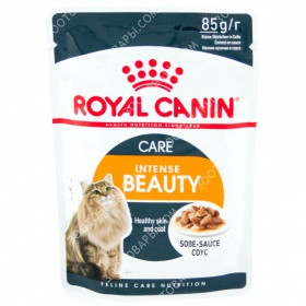 Royal Canin Intense Beauty (кусочки в соусе) Консервы для кошек Поддержания красоты шерсти - фото 1 - id-p620763110
