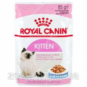 Royal Canin Kitten (кусочки в желе) Консерви для кошенят до 12 місяців, фото 1