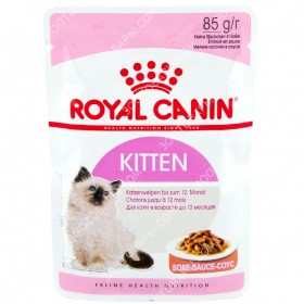 Royal Canin Kitten (кусочки в соусе) Консервы для котят до 12 месяцев - фото 1 - id-p620763117
