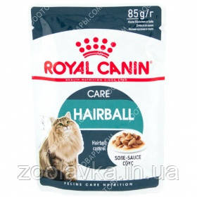 Royal Canin Hairball Care (смачки в соусі) Консерви для кішок виведення волосяних грудочок, фото 1