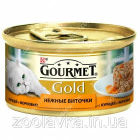 Gourmet Gold Ніжні Биточки з куркою та морквою