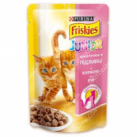 Purina Friskies Junior Консерви для кошенят з куркою в підливі 100 г